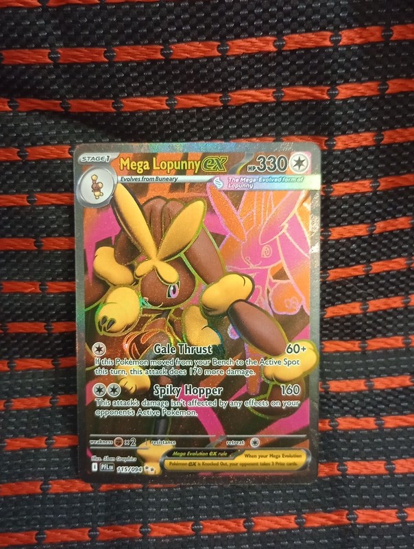 Mega Lopunny ex 115/094 Ultra Rare Phantasmal Flames Pokemon💥CLEAN💥