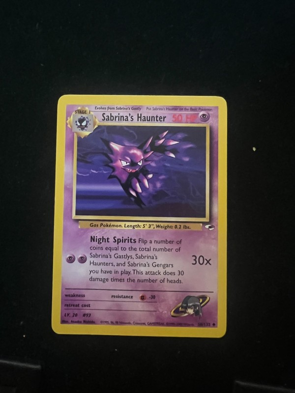 Sabrina’s Haunter 058/132 Gym Heroes Regular