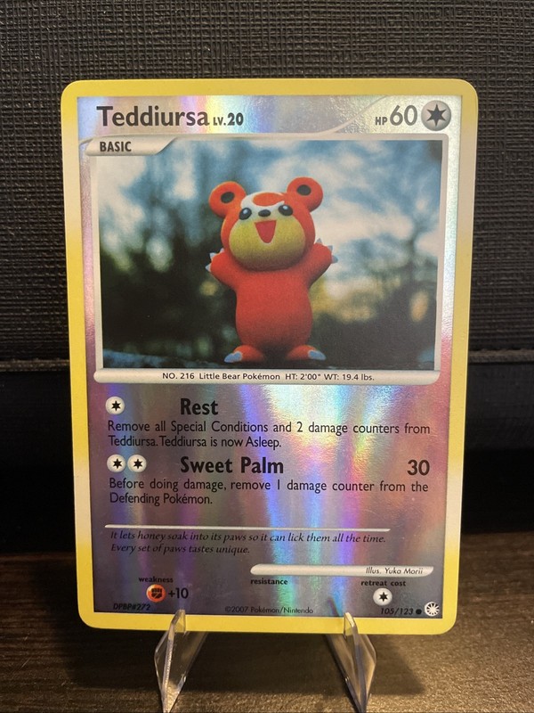 Teddiursa 105/123 Mysterious Treasures Reverse Holo