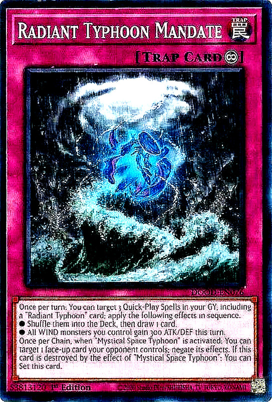 Radiant Typhoon Mandate DOOD-EN076 – Common – 1st Ed