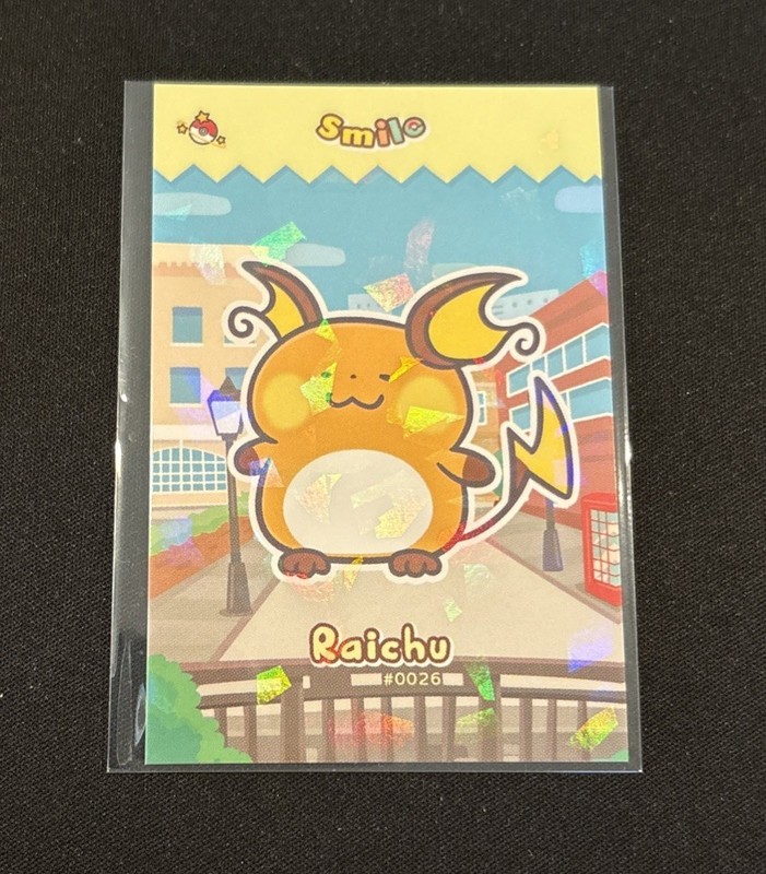 Limited Edition Full Art Rare Smile Raichu Pokemon Card Database #0026 ✨