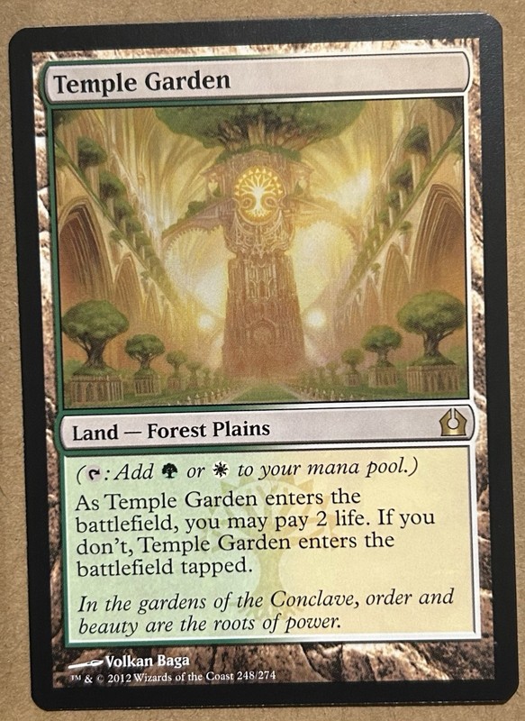 Temple Garden Return to Ravnica Regular