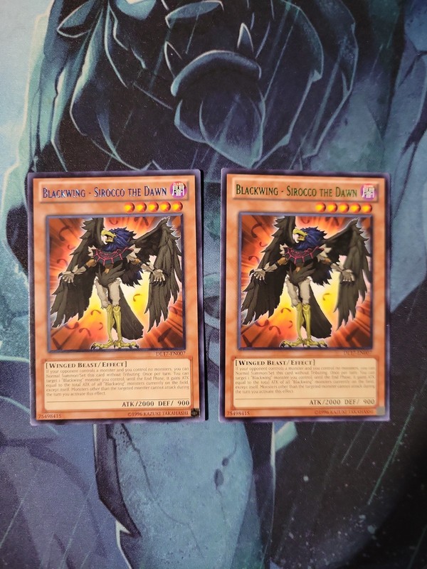 Blackwing – Sirocco the Dawn DL17-EN007 Duelist League Promo Blue & Green