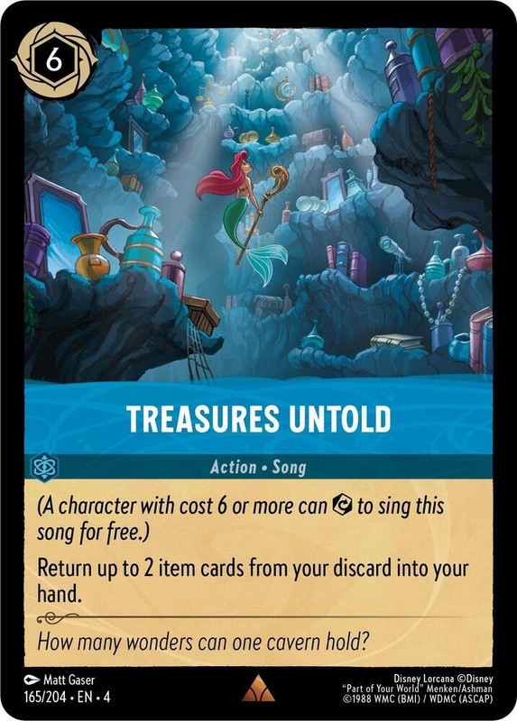 Disney Lorcana TCG – Ursula’s Return – Treasures Untold – 165/204