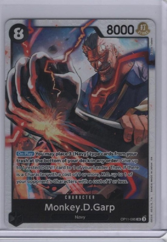 A Fist of Divine Speed #OP11-095 Monkey.D.Garp