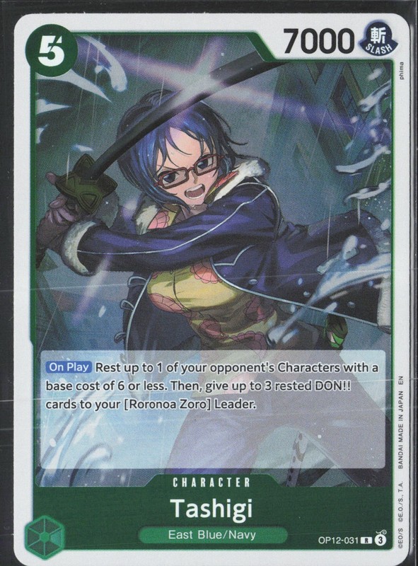 Tashigi OP12-031 Legacy of the Master Foil