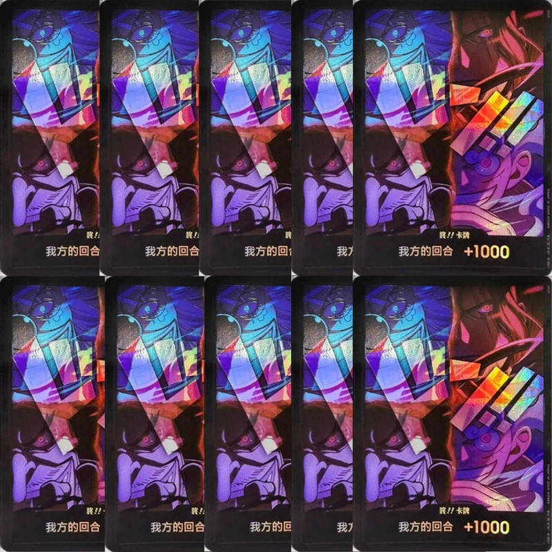 10 Pcs ONE PIECE Card Chinese DON !! Card Europe America 2nd ANNIVERSARY NM