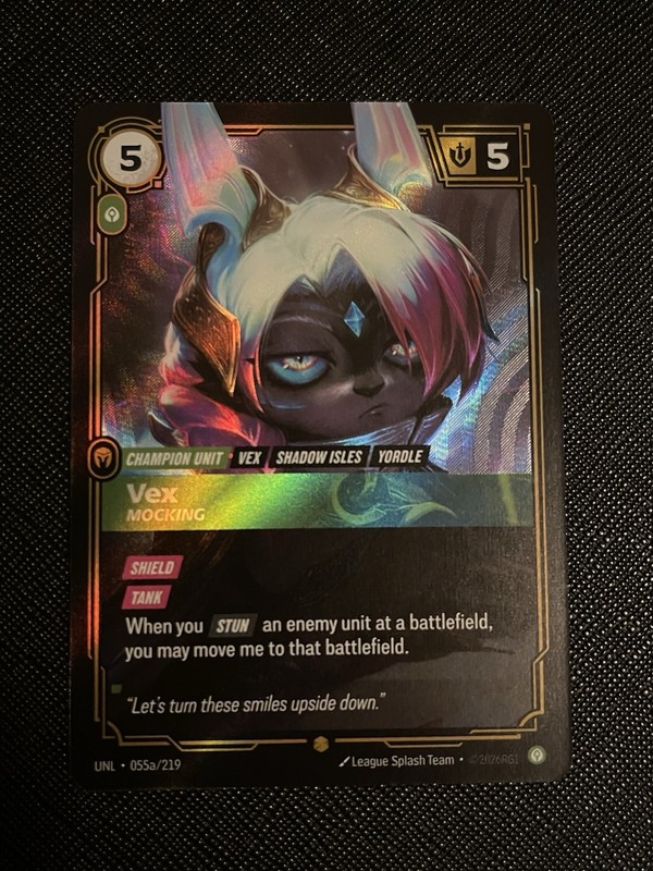 Riftbound – Unleashed Vex Mocking 055a/219 Alt Art – NM