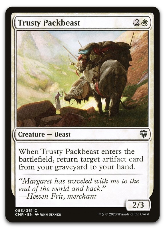 Trusty Packbeast #53 (NM) Commander Legends CMR Magic MTG