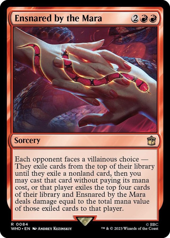1x Ensnared by the Mara – Universes Beyond: Doctor Who – NM – MTG