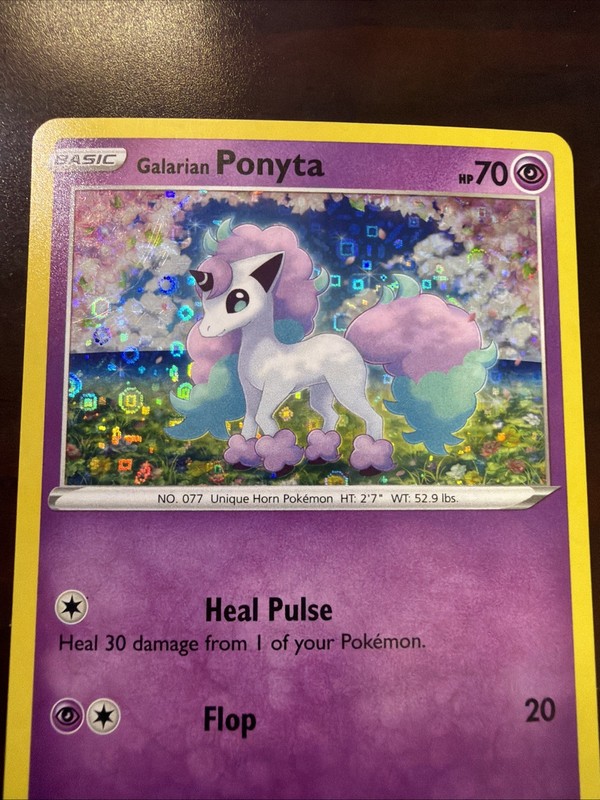 Galarian Ponyta SWSH013 25th Anniversary General Mills Pokemon Promo LP gallery