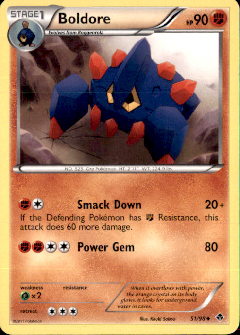 Boldore (51) Uncommon Emerging Powers 51/98 NM Midori Harada 2011
