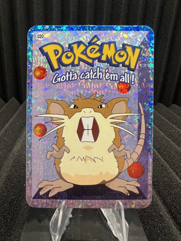 Raticate #20 – Vintage Vending Machine Prism Sticker 2000 – Pokemon Card