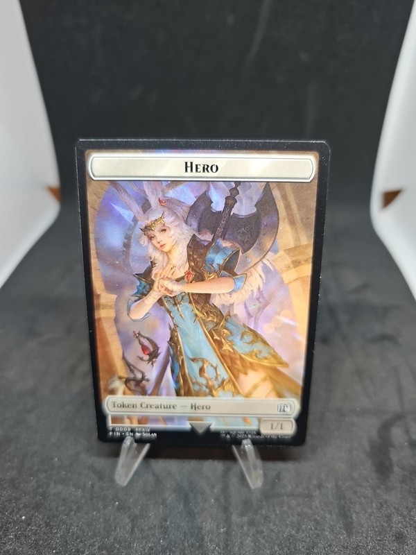 Hero (0009) Elemental Double-Sided Token Final Fantasy Regular