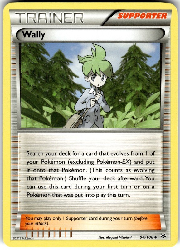 Wally 94/108 XY – Roaring Skies Uncommon Pokemon Card MP