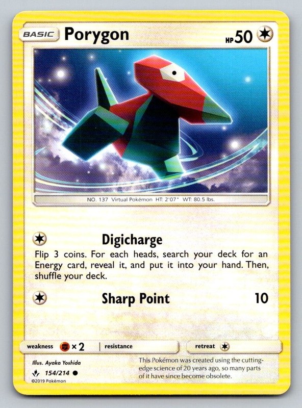 Pokémon Porygon 154/214