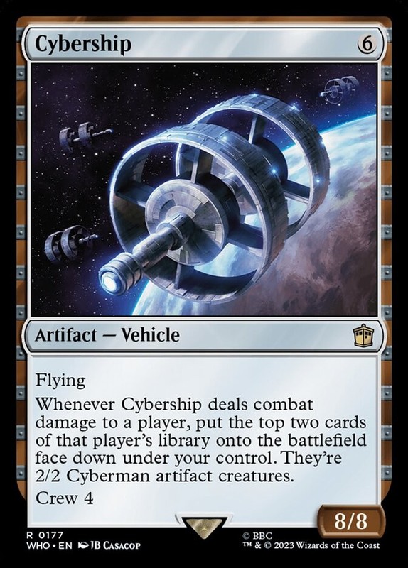 Cybership 177 NM Doctor Who MTG M