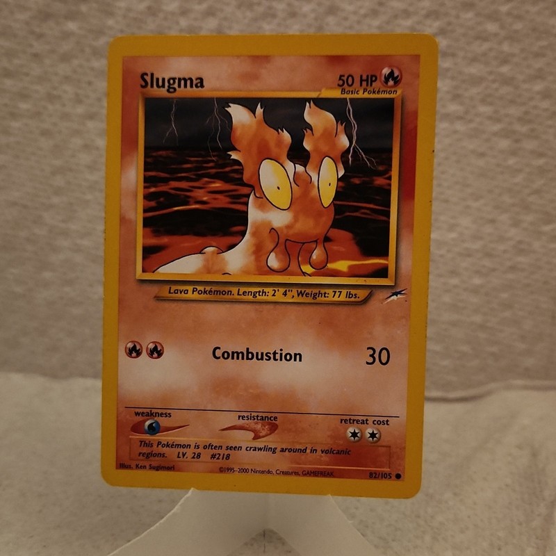 Pokémon Slugma Neo Destiny 82/105 Common 50 HP Regular Unlimited English