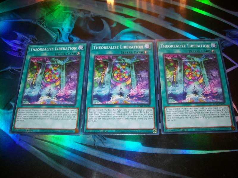 3x Theorealize Liberation 1st Edition Common BPRO-EN058 Yu-Gi-Oh!