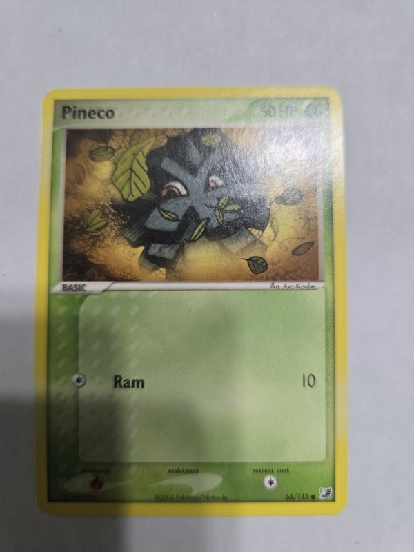 Pokémon TCG Pineco 66/115 – EX Unseen Forces 2005 – NM Condition