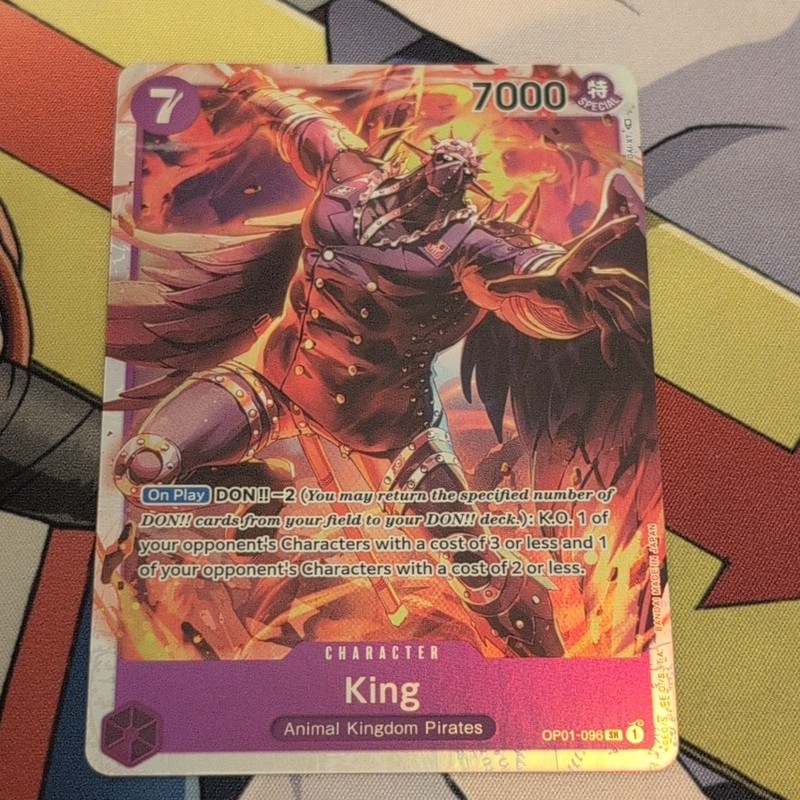 One Piece King OP01-096 Romance Dawn Pre Errata