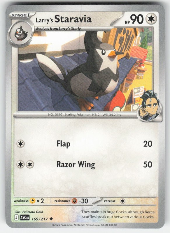 Larry’s Staravia ME: Ascended Heroes 169/217 NM