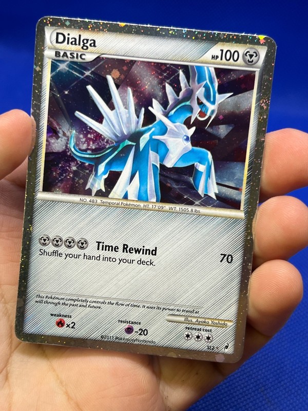 2011 Pokemon Call of Legends Dialga (Shiny) SL2 Shiny Holo Rare DMG gallery