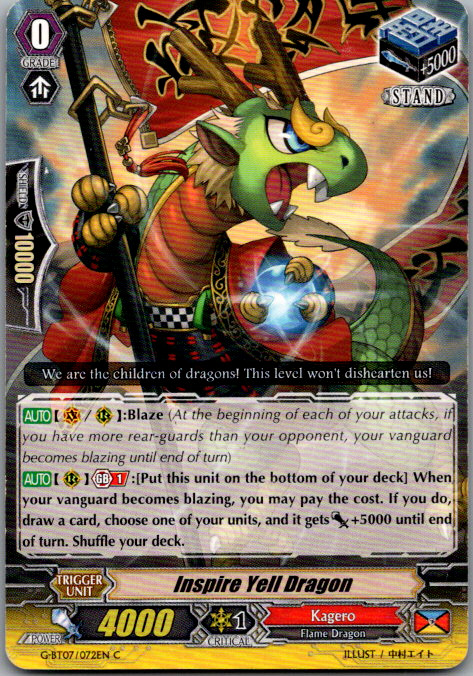 Inspire Yell Dragon RRR V-SS09: Revival Selection V-SS09/049EN MP