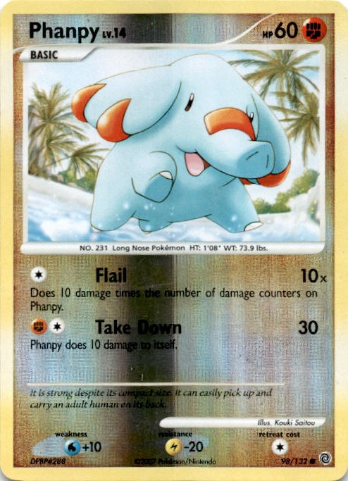 Phanpy Common Secret Wonders 98/132 MP