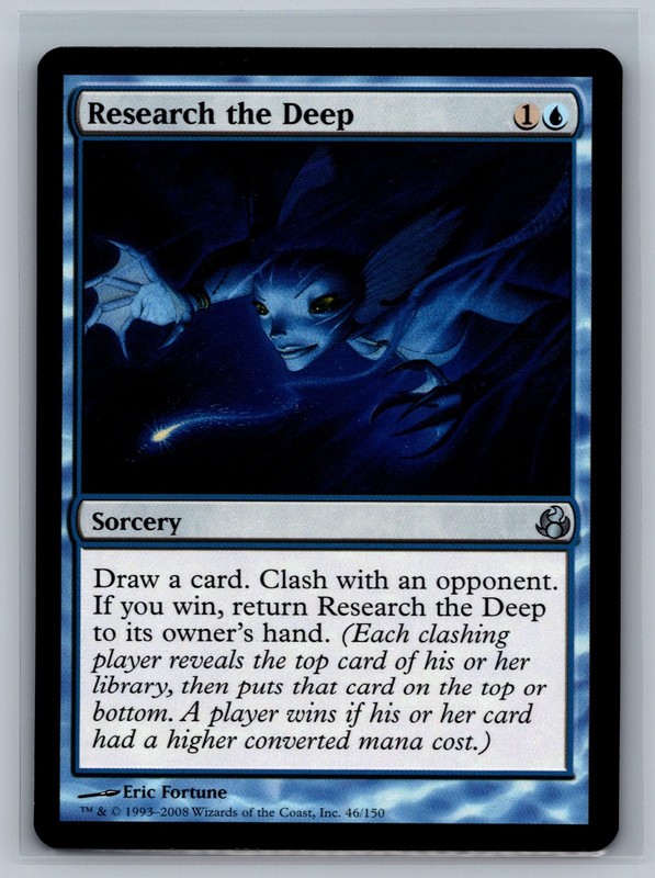 Magic The Gathering Morningtide Research the Deep #46/150 MTG TCG CCG