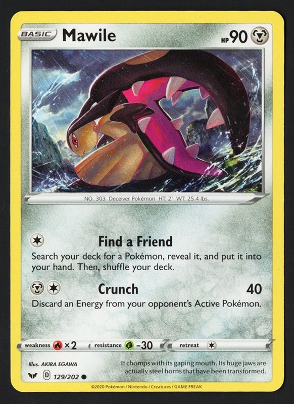 Mawile 129/202 Sword & Shield 2020 – Pokémon TCG