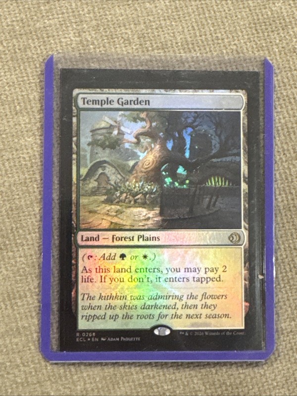 Temple Garden 268 Lorwyn Eclipsed Magic the Gathering foil