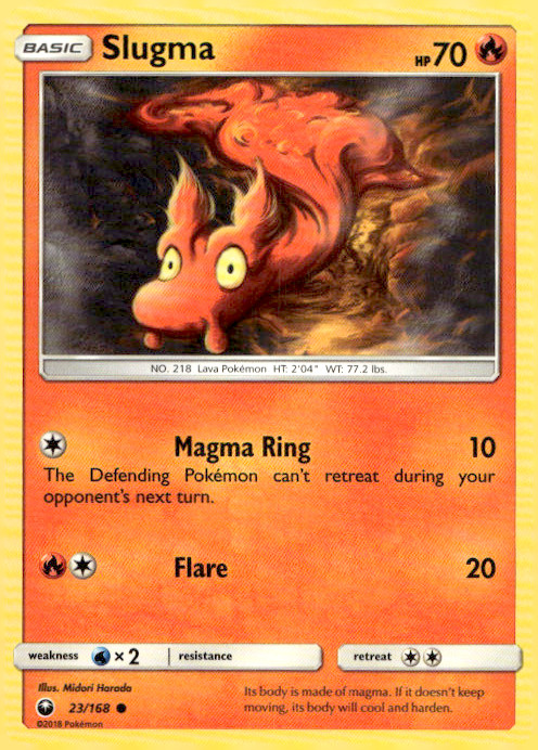 Slugma 23/168 Common Regular SM – Celestial Storm LP