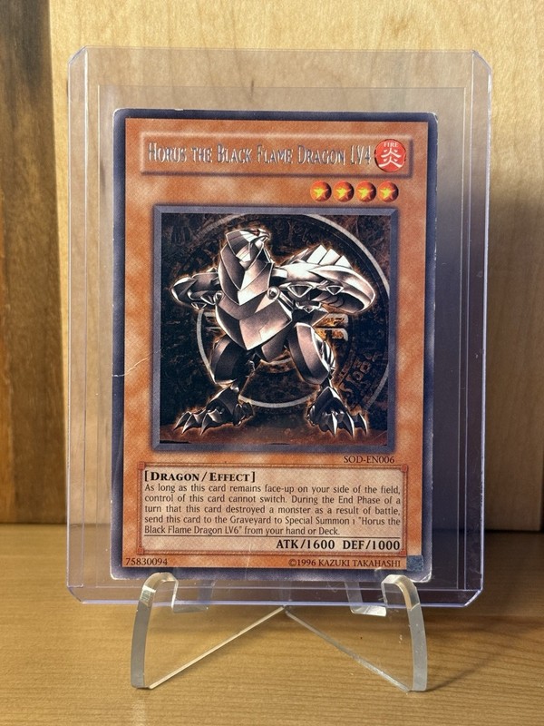 Horus The Black Flame Dragon LV4 (UTR) SOD-EN006 Soul of the Duelist Unlimited gallery