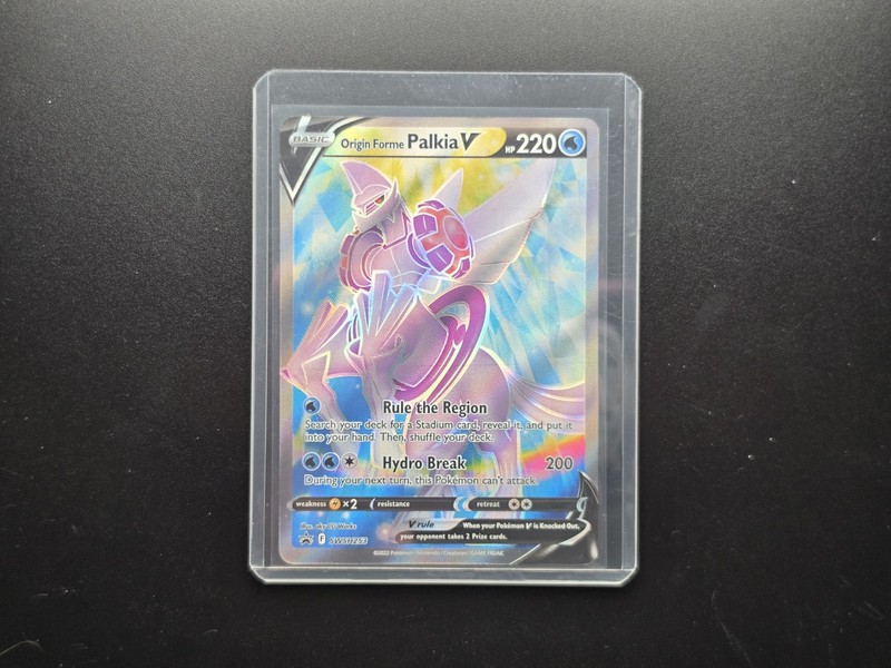 Origin Forme Palkia V SWSH253 NM Full Art Promo Rare Pokemon Card