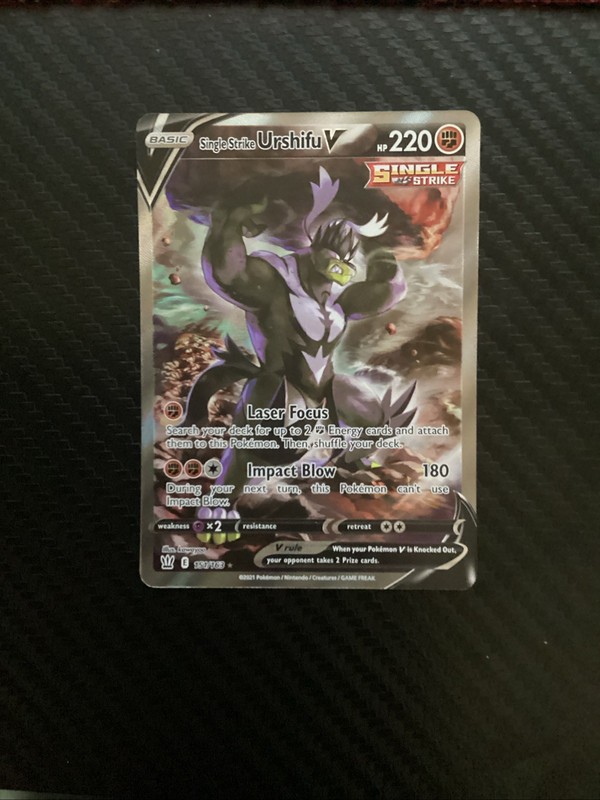 Single Strike Urshifu V (Alternate Art) 151/163 Swsh05: Battle Styles Near Mint