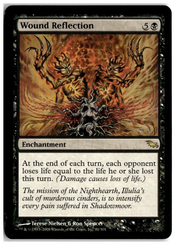 MTG Wound Reflection – Shadowmoor Moderately Played English