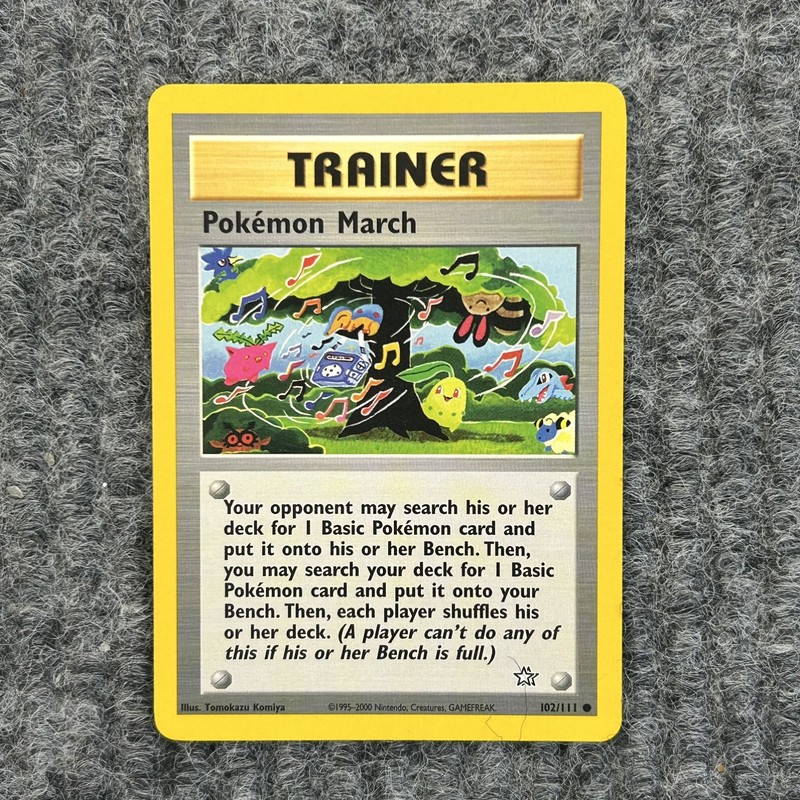 Pokemon Neo Genesis Pokemon March 102/111 Regular NM
