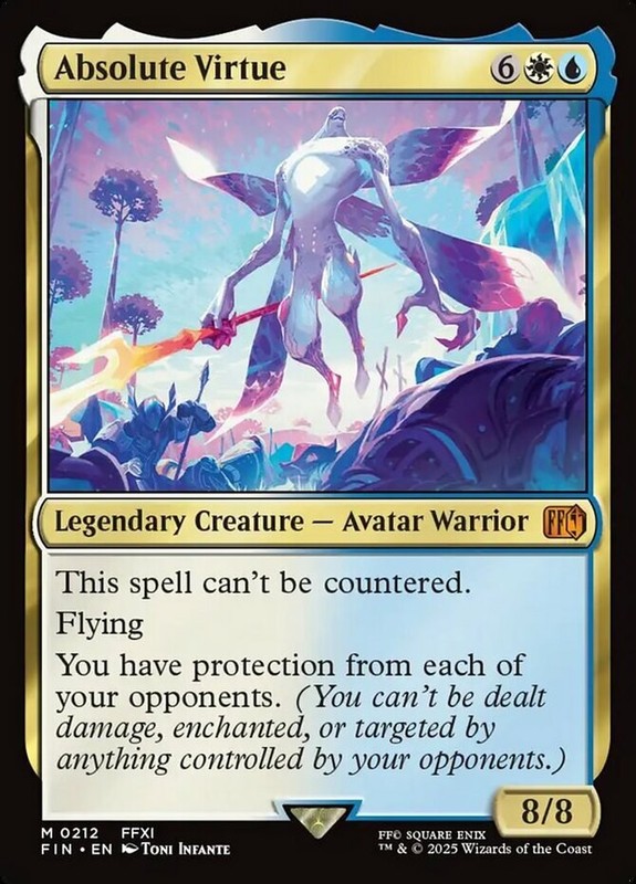 [1x] Absolute Virtue Near Mint, English UB: Final Fantasy MTG Magic