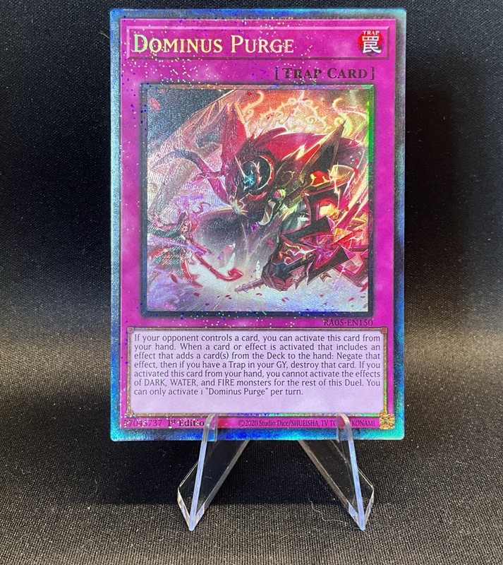 💠 Yu-Gi-Oh Dominus Purge | RA05-EN150 – Prismatic Collector’s Rare | CLEAN 💠