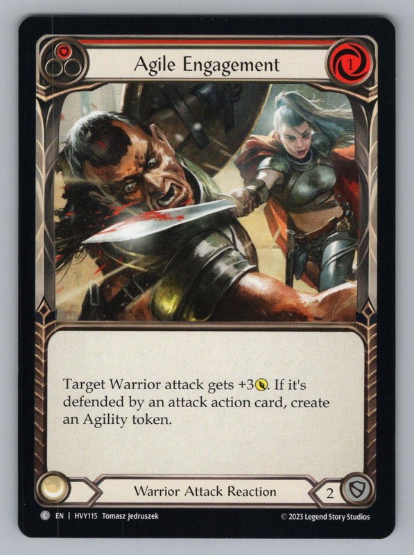 AGILE ENGAGEMENT (BLUE) KSI023 C FLESH AND BLOOD NM TOMASZ JEDRUSZEK