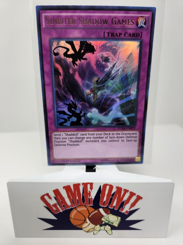 YuGiOh Sinister Shadow Games DUEA-EN072 1st Edition Ultra Rare NM