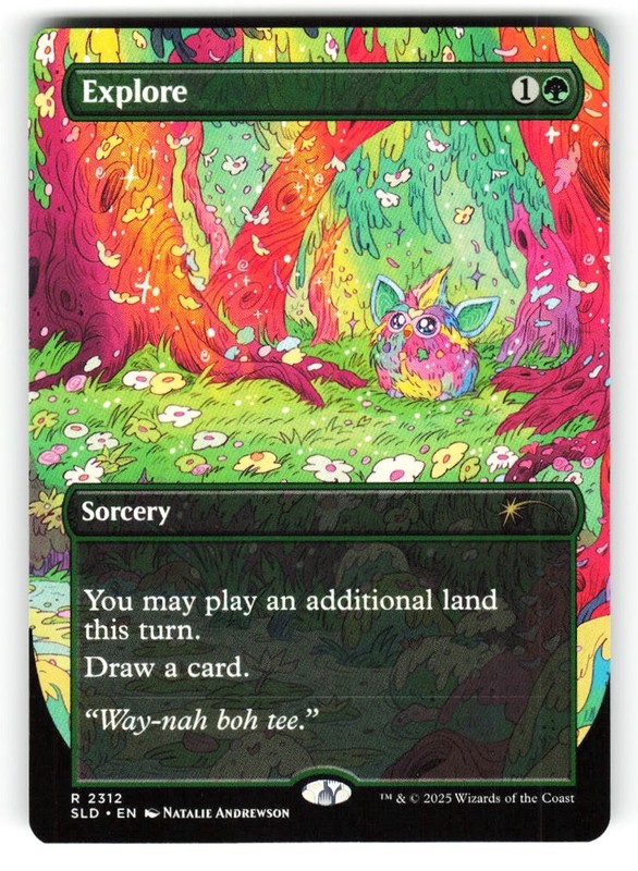 Explore #2312 (NM) (Non-Foil) Secret Lair Furby SLD MTG Magic