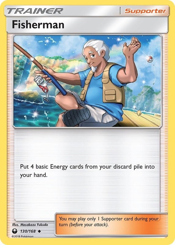 Fisherman (130/168) Reverse Holofoil Uncommon NM CES SM – Celestial Storm Pok…