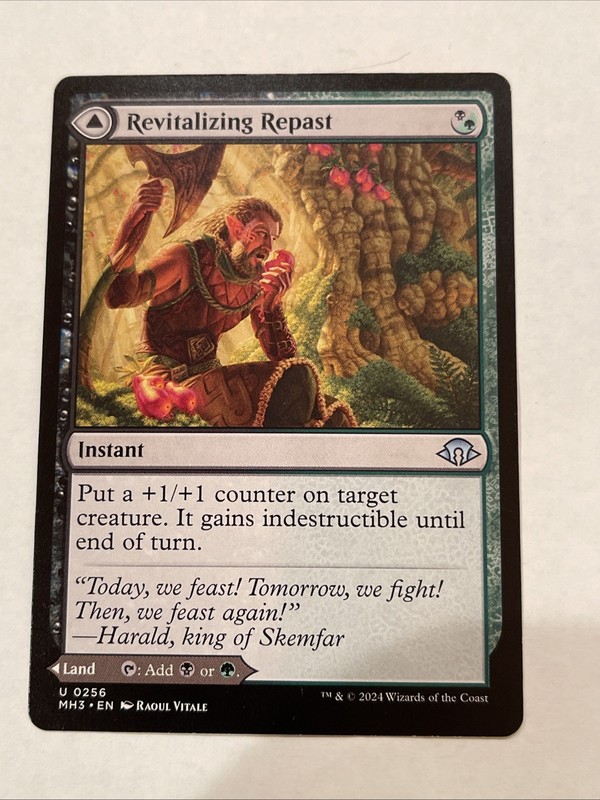 MTG Magic Revitalizing Repast 0256 Modern Horizons 3 #256 Uncommon