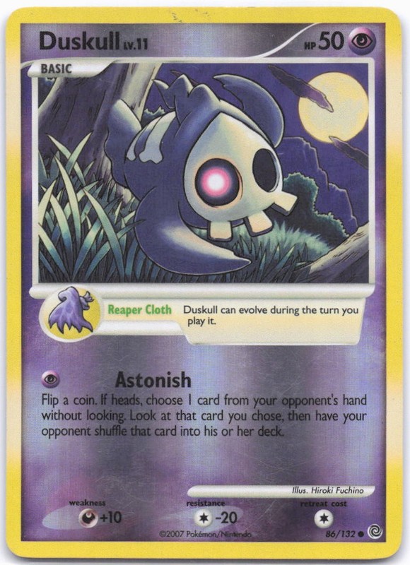 Secret Wonders #86/132 Duskull Reverse Holo LP