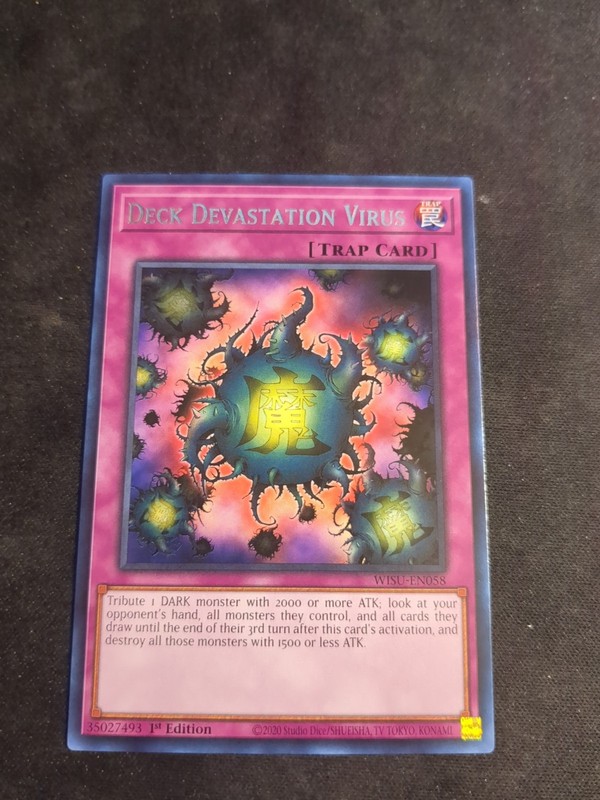 Deck Devastation Virus WISU-EN058 Wild Survivors 1st Edition