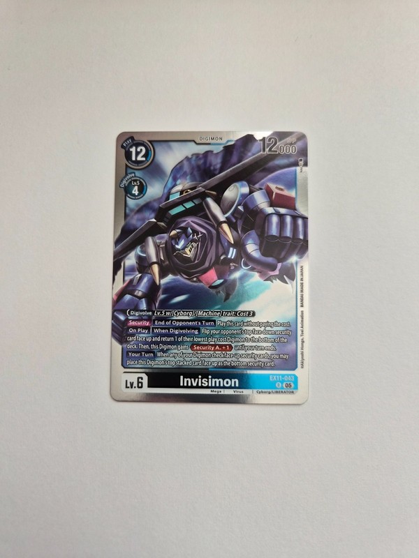 Digimon: Dawn of Liberator – Invisimon – EX11-043 R – FOIL