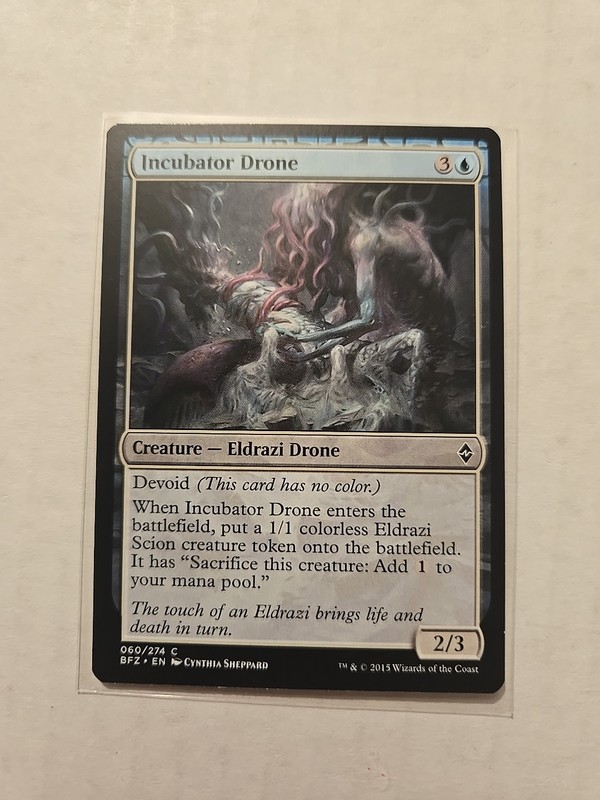 Incubator Drone – Battle for Zendikar – LP – MTG Magic – Common – Creature