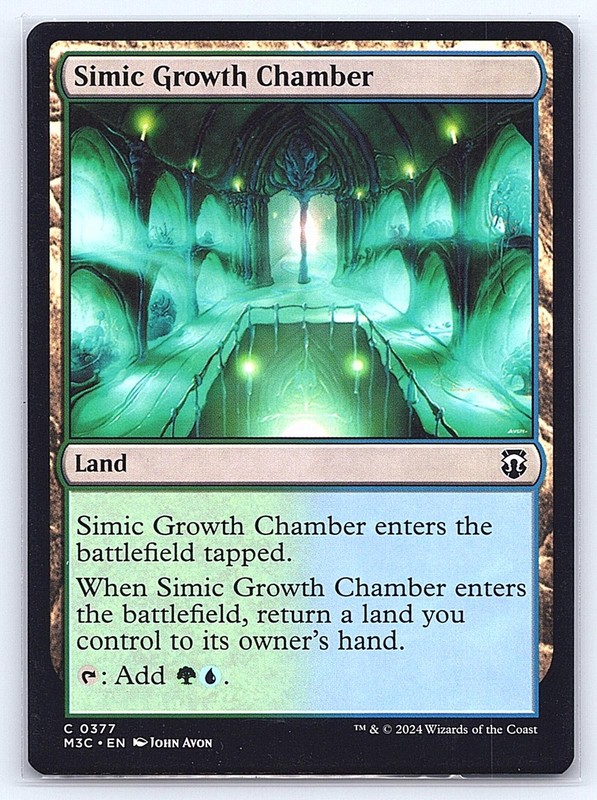 Simic Growth Chamber 377 Commander: Modern Horizons 3 Magic: The Gathering LP